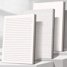 1pc Premium Black Cardstock Notebook - 256 Pages, Square Blank Drawing Pad, Suitable For Office And Students - A - View 5