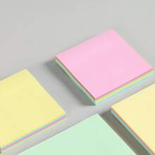 200/100/50pcs Student Cartoon Office Memo Sticky Notes, Tearable Self-Adhesive Reusable Cute Striped Lined Notepad [25pcs/Pack]Sticky Notes/Memo Pads/Self-Adhesive Notepad/Notebook Planner Stickers, Morandi Color Palette Pastel Sticky Notes, Self-Adhesive Notepad, Easy To Stick, Suitable For Home, Office, Notebook - Random Style - View 10