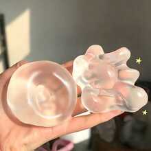 somoving 1 món đồ chơi bóp mềm Moonlight Squishies trong suốt như pha lê, chất liệu thạch mềm, bóp chậm giữ dáng, giúp giảm căng thẳng lo âu - Nhiều màu - Xem 5
