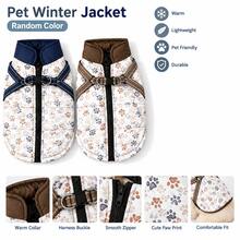 Dog And Cat Autumn/Winter Outdoor Pet Clothing With Leash Ring, Small And Medium Size Cotton Coat - Multicolor - View 1