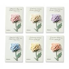 Gift For Him/Her: 6Pcs Carnation Candles, Rustic Floral Candle Gifts With Blessing Cards, Boho Decor Candles For French Wedding Table Decor, Home Desktop Ornament & Guest Party Favors - Multicolor - View 10