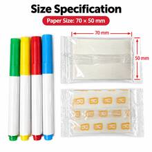 Mini Color DIY Tattoo Transfer Paper 50x70mm Precise Transfer Thermal Water Film Transfer Paper With Color Pen For Mini Thermal Printer - View 5