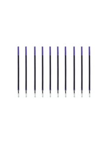 10pcs Water-Soluble Pen Refills, Washable Fabric Marking Pen Refills, Includes Red, Blue, Green, Purple, Rose Red 5 Colors To Choose From, Suitable For Different Fabric Background Colors, Applicable For Cross Stitch Tracing, Embroidery Positioning, Patchwork Marking And Other Various Crafting Scenarios - Erasable Pen Refills - View 12