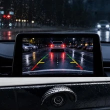 2/4pcs Car Camera Protective Cover, Rainproof, Fogproof, Anti-Glare, Highly Durable, 360° Panoramic Waterproof Sunshade, Car Camera Rain Protection Accessory, Enhances Visibility In Rainy Weather, Suitable For Most Sedans, Trucks And SUVs - Multicolor - View 9