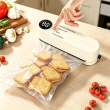 2-In-1 Electric Vacuum Sealing Machine, Portable Air Pump, Suitable For Sealing Food Bags In Home Kitchens, Inflating Beds, Mattresses, Swimming Rings, Inflatable Pads And Toys, As Well As For Outdoor Camping And Kitchen Storage. - Multicolor - View 5
