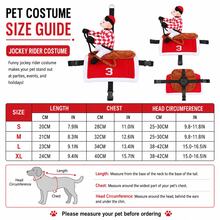 1pc Funny Pet Horse Rider Costume, Dog Cat Funny Transformation Outfit, Adjustable Strap Role Play Pet Clothing, Suitable For Halloween, Birthday Party, Cosplay And Photo Shoot - Multicolor - View 6