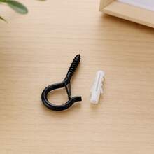 12pcs Q-Shaped Clip Hooks, Outdoor String Light Hooks, Windproof Screw Hooks, For Hanging Outdoor String Lights, Christmas Lights, Plants And Hanging Baskets - One Size - View 8
