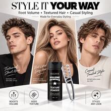 EELHOE Volumizing Powder Styling Set, Includes Texture Comb, 30g Root Volumizing Powder, Creates Natural Volume And Texture Effect, Lightweight And Non-Sticky, Suitable For Men And Women, Daily Styling Tool - Full Size - View 8