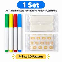 Mini Color DIY Tattoo Transfer Paper 50x70mm Precise Transfer Thermal Water Film Transfer Paper With Color Pen For Mini Thermal Printer - View 13