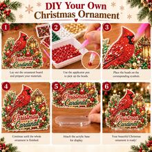 Christmas Cardinal & Holiday Lantern Design - Stand - View 6