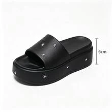 Women Slides - Black - View 3