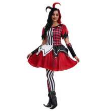 Halloween Costumes, Circus Spirit, Clown Cosplay Costumes, Adult Dresses, Carnival Stage Costumes, Performance Costumes - Multicolor - View 2
