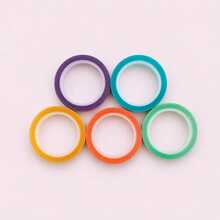 5 Colors Transparent Fluorescent Marking Tape, Writable Highlight Stickers For Student Reading Notes, Classification Index Tabs, Office And Study Stationery - Sets - View 11