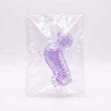 Sausage Dog Squeezable Toy, Soft And Skin-Friendly With Colorful Glitter Gradient Pattern. This Is A Soft, Elastic Toy That Helps Promote Parent-Child Interaction, Perfect For Weekend Family Gatherings Or Holiday Celebrations. - Multicolor - View 13
