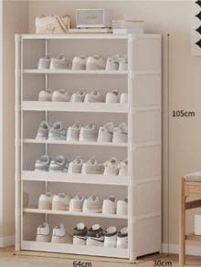 1pc Multi-Layer Storage Rack, Suitable For Shoes, Toys, Books And Clothes, Shoe Rack With Lid, Transparent Flip-Top Shoe Cabinet, Suitable For Hallway, Living Room, Bedroom, Kitchen, Holiday Gift - Multicolor - View 14