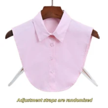 4/2/1 Pc Detachable Fake Collar, Unisex, Business Casual Versatile Sleeveless Dickey - Multicolor - View 15