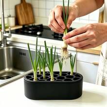 2, 4pcs Indoor Onion Seedling Transplanting Cultivation Set, Hydroponic Container, Soilless Indoor Onion Seedling Cultivation, Space-Saving Planting Solution, Suitable For Small Apartments And Onion Growers - Seedling Tray - View 4