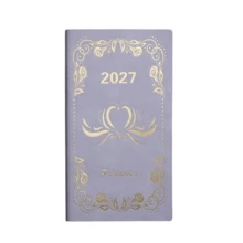 2027 Annual English Planner 365 Days Time Management A6 Daily Planner Portable Notebook - Multicolor - View 10