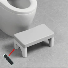 Portable Thickened Plastic Foot Pedal Mat, Foldable + Anti-Slip Pad, Detachable & Easy Storage, Anti-Slip Design, Durable & Anti-Aging, Dual-Use As Bathroom Mat, Toilet Foot Stool, Toilet Positioning Mat, Suitable For Indoor And Outdoor Use - Multicolor - View 12