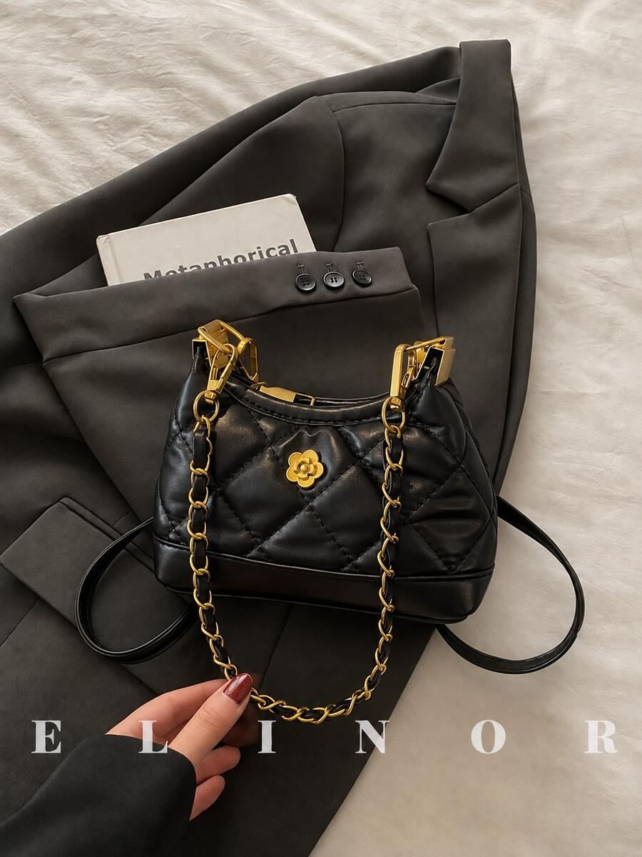 XD Fashionable Mini Vintage Small Bag, Lightweight Shell Small Bag, Chain Handbag Crossbody Bag, Suitable For Valentine's Day/Halloween Gift - Multicolor - View 1