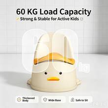 1pc Modern Cartoon Design Toilet Seat, Easy To Clean And Detach, Non-Slip Base, Suitable For Toilet Training And Gifting, Home Bathroom Accessory - A - View 3