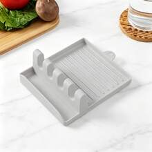Kitchen Multi-Function Pot & Pan Rack, Home Storage Pot Lid Holder, Countertop Cutting Board & Utensil Rack, Multi-Function Pot & Pan Rack Spoon & Chopstick Kitchen Countertop Pot Lid Holder Draining Rack Utensil Storage, Christmas, Halloween, Christmas Essentials - View 10