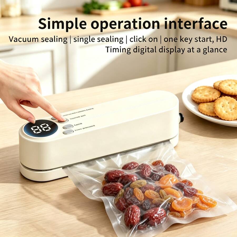 2-In-1 Electric Vacuum Sealing Machine, Portable Air Pump, Suitable For Sealing Food Bags In Home Kitchens, Inflating Beds, Mattresses, Swimming Rings, Inflatable Pads And Toys, As Well As For Outdoor Camping And Kitchen Storage.