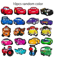 Disney 20 buah Gantungan Sepatu Mobil Lightning McQueen, Dekorasi Sepatu Lembut Bergambar Mobil Balap Kartun, Cocok untuk Sepatu Bakiak dan Sandal - MultiWarna - View 8