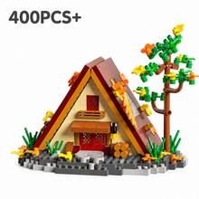 400+PCS Forest Cabin Building Block Set, 6 Styles Available, Mini Woodland House Model, Adult Collectible Desktop Display Decor, Each Style Sold Separately - Forest Cabin - View 13