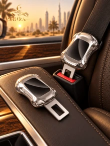SAHRA 1pc Universal Car Seat Belt Extender, Seat Belt Buckle Compatible With Most Car Models Including H6, H2, H3, H9, M6 And F7. Practical Car Interior Accessory, Convenient For Daily Driving Seat Belt Connection. - A - View 7