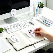 1 Set 6pcs/12pcs Cute Cartoon Dental Sticky Notes, 30 Sheets Per Pad, Suitable For Dental Patient Records, Meeting Notes, Office Memo, Colleague Gifts - one-size - View 5