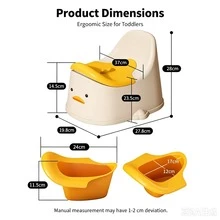 1pc Modern Cartoon Design Toilet Seat, Easy To Clean And Detach, Non-Slip Base, Suitable For Toilet Training And Gifting, Home Bathroom Accessory - A - View 6