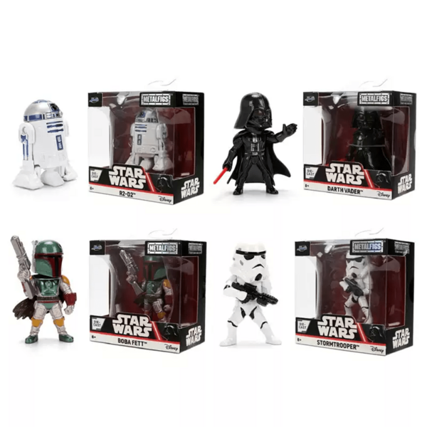 Simba JadaToys Premium Metal Figure Series - Includes Grogu And Boba Fett