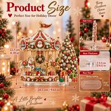Festive Christmas Carousel & Christmas Tree Design - Stand - View 3