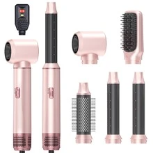 UKLISS The 2026 6-In-1 Hot Air Curling Brush Set Offers Multiple Functions, Suitable For Blow-Drying, Straightening, And Curling (50°C/78°C/105°C), Providing Powerful Performance While Saving Time And Effort. Its Portable Design Makes It Ideal For Travel. - US A Type Plug(110-127V) - View 2