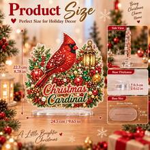 Christmas Cardinal & Holiday Lantern Design - Stand - View 3