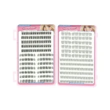 Self-Adhesive Glue-Free Cluster Lash Book, Large Capacity Segmented DIY False Eyelashes, Natural Fluffy Reusable Lashes - View 8