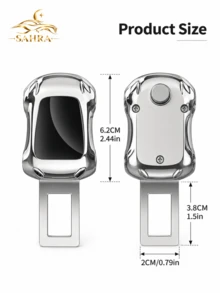 SAHRA 1pc Universal Car Seat Belt Extender, Seat Belt Buckle Compatible With Most Car Models Including H6, H2, H3, H9, M6 And F7. Practical Car Interior Accessory, Convenient For Daily Driving Seat Belt Connection. - A - View 8