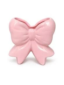 1pc Plastic Bow Vase, Cute And Beautiful Decorative Vase, Suitable For Decorating Living Room Tabletop And Shelves - Multicolor - View 10