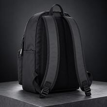 Unisex Black Casual Backpack Large Capacity 20L Lightweight Outdoor Daypack With Front Pocket For Travel School Work - Black - View 2