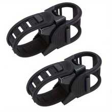 2pcs 360° Rotatable Bicycle Flashlight Mounts - LED Flashlight Holder, Adjustable Bike Light Clip, Bicycle Accessories, For Handlebar Lighting, Fits Handlebars, Suitable For Night Riding, Outdoor Cycling, Mountain And Road Bikes, Ideal For Cycling Enthusiasts, Bicycle Accessories And Cycling Gear, Universal Bicycle Flashlight Clip, Convenient For Night Commuting And Cycling Adventures - Multicolor - View 6