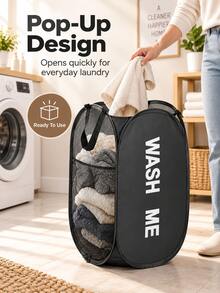 Extra Large Bohemian Style Fabric Laundry Basket With Handles - Foldable Extra Large Laundry Basket, Suitable For Bedroom, Bathroom Or Dorm - Durable, Classic Grid Design, Versatile Storage Option For Laundry And Bedding - Multicolor - View 7