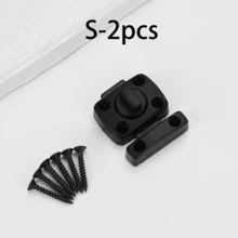 1/2 Pack Multi-Color Zinc Alloy Heavy Duty Rotating Button Door Bolt, 180 Degree Rotating Barrel Bolt, Matte Finish, Surface Mounted Door Lock, Easy Installation Privacy Lock, Suitable For Indoor Doors, Bathrooms, Toilets, Main Doors, Sheds, Home Hardware Accessories - Rotating Pin Lock - View 11