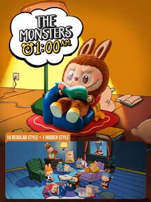 Labubu Monster Series 1 AM Blind Box, Cute Labubu Figurine Ornament Blind Box, Suitable For Collection And Home Decor, Birthday, Christmas, Halloween Decoration Gift - Multicolor - View 1