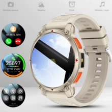 QAGSFLC Upgraded LED Flashlight Smart Watch, Fashion Sports Smart Watch For Men And Women, 1.53 Inch Round HD Display, Wireless Calling, Remote Camera Control, Music Playback, Stopwatch, Pedometer, Calorie, Distance Tracking, Multiple Sports Modes, Message Notification, USB Cable Charging, Multi-Function Casual Business Wristwatch, Ideal Holiday Gift - Multicolor - View 10