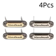 1Pc/4/6Pcs Handmade Metal Letter Buckle Accessories For Bags And Wallets - Vintage Style Universal Accessories, Handbag Decoration, Leather Wallet Hardware, Nostalgic Fashion Accent, High-Quality Hardware, Accessory Makers, Fashion Enthusiasts - Multicolor - View 22