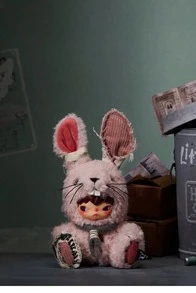 Gantungan kunci boneka kelinci HIRONO, hiasan gantungan kunci boneka untuk tas ransel sehari-hari, boneka kelinci kecil HIRONO yang lucu dalam kotak kejutan, gantungan kunci boneka hadiah kejutan ulang tahun dan Natal, koleksi kotak kejutan boneka, kotak misteri untuk ditukar dengan teman. - MultiWarna - View 1