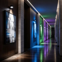 1/3pcs RGB Wireless Magnetic Drawing Lamp, 13 Color Modes And 2 RGB Dynamic Modes, Remote Control Dimming Atmosphere Lamp, Magnetic Battery Wall Lamp, With Timer Function, Bedroom Gallery Decorative Wall Lamp (Batteries Not Included) - Multicolor - View 8
