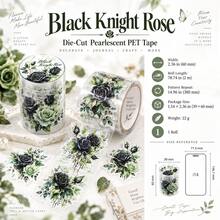 2m/Roll Floral Dream Lace Series PET Tape, Botanical Flower Cutout Washi Tape For Scrapbooking Decoration And Collage, DIY Decorative Stickers - Multicolor - View 5