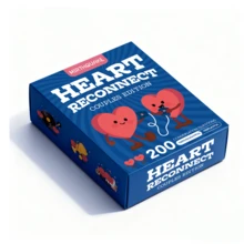 Heart Reconnect Couples Conversation Card Game, 200 Question Cards, Christmas Game Party Gift, Interactive Tabletop Game For Couple Date Night & Holiday Gathering - Multicolor - View 7
